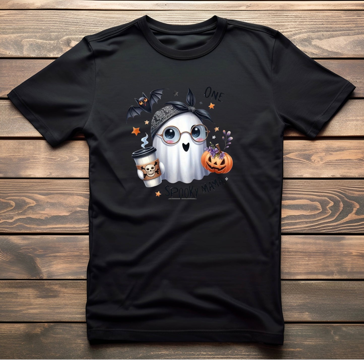 One Spooky Mama Halloween T-Shirt