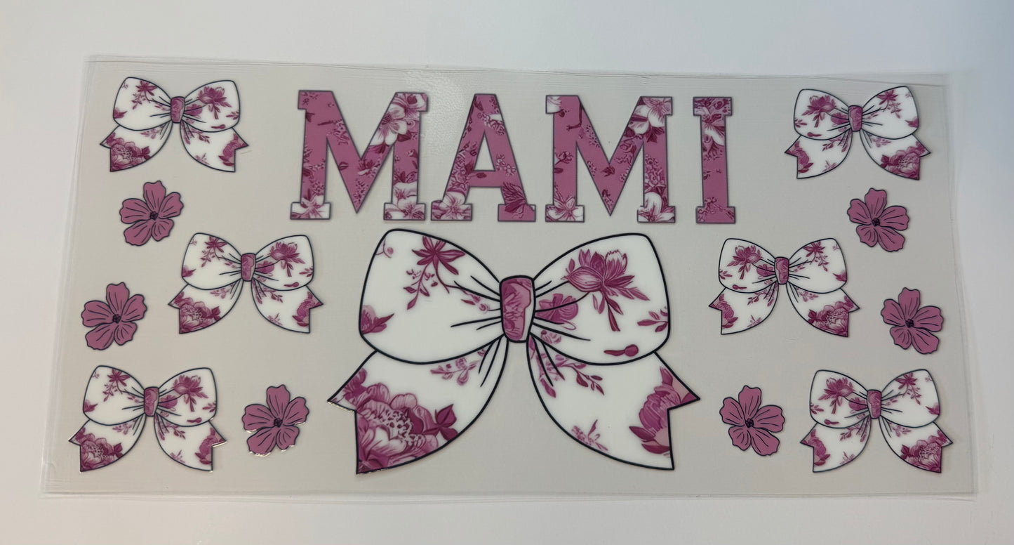 Mami and Bows UV DTF Wrap