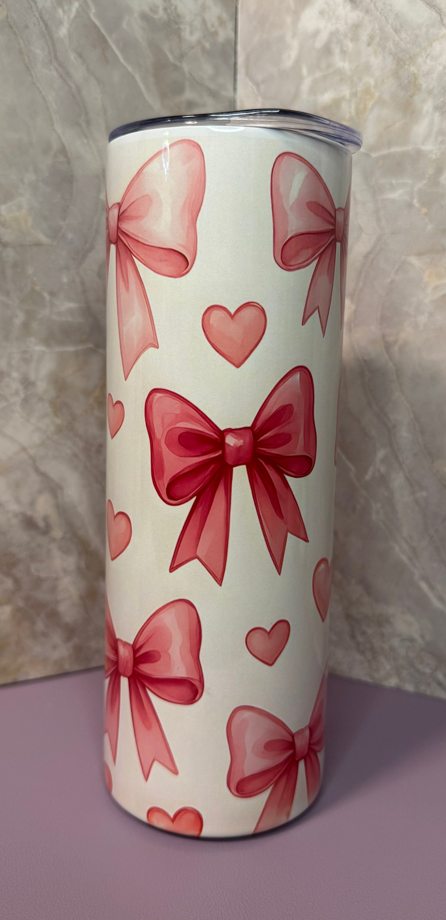 20oz Bow Coquette Stainless Steel Tumbler