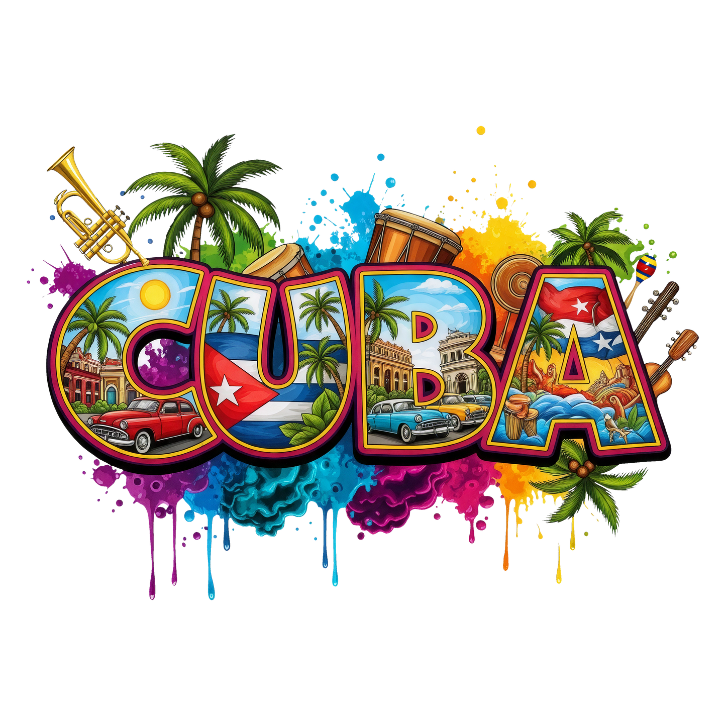 Cuban Sublimation Transfer