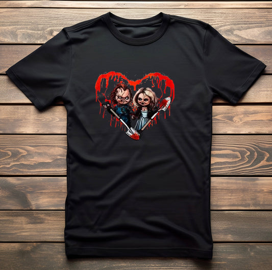 Chucky & Bride Halloween T-Shirt