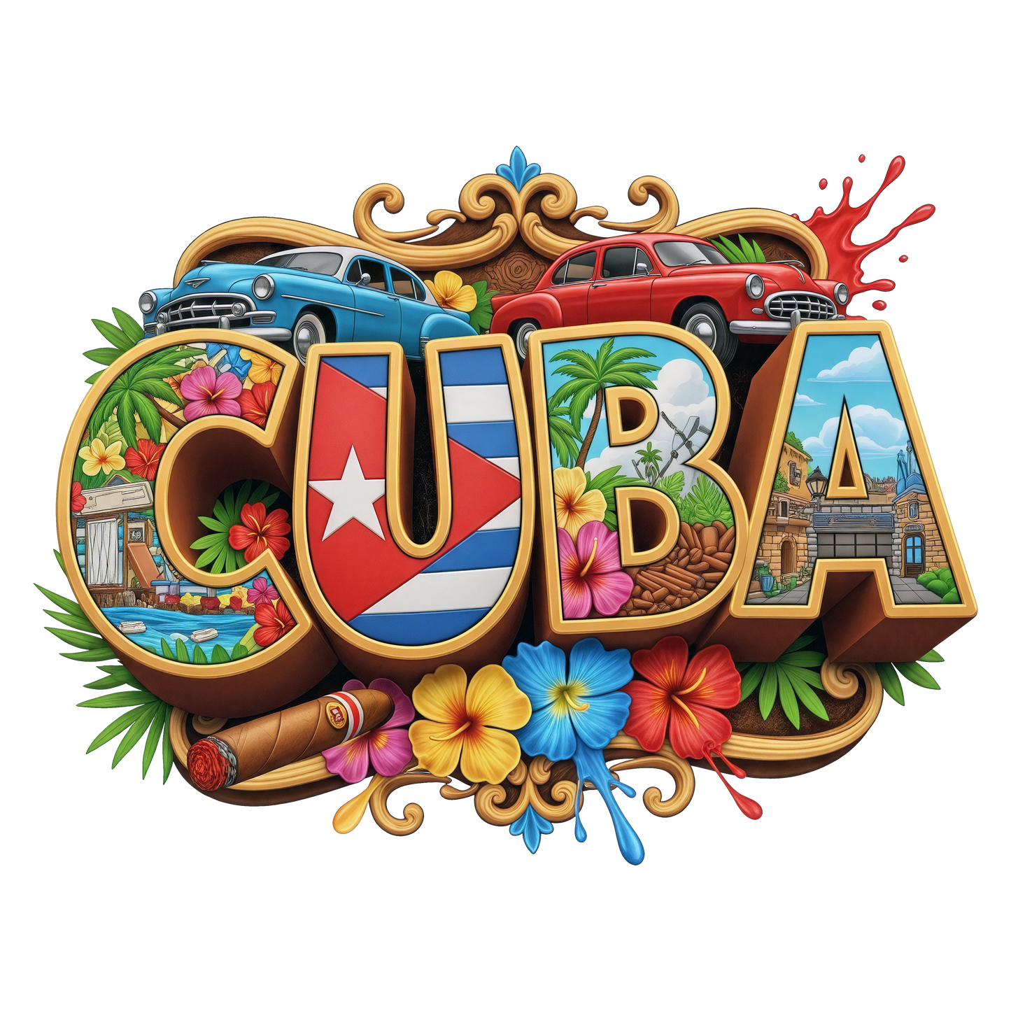 Cuban Sublimation Transfer