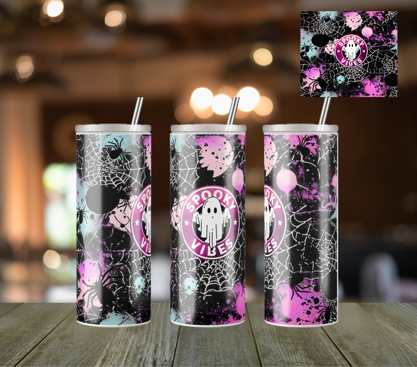 20oz Halloween Sublimation Transfer Wrap