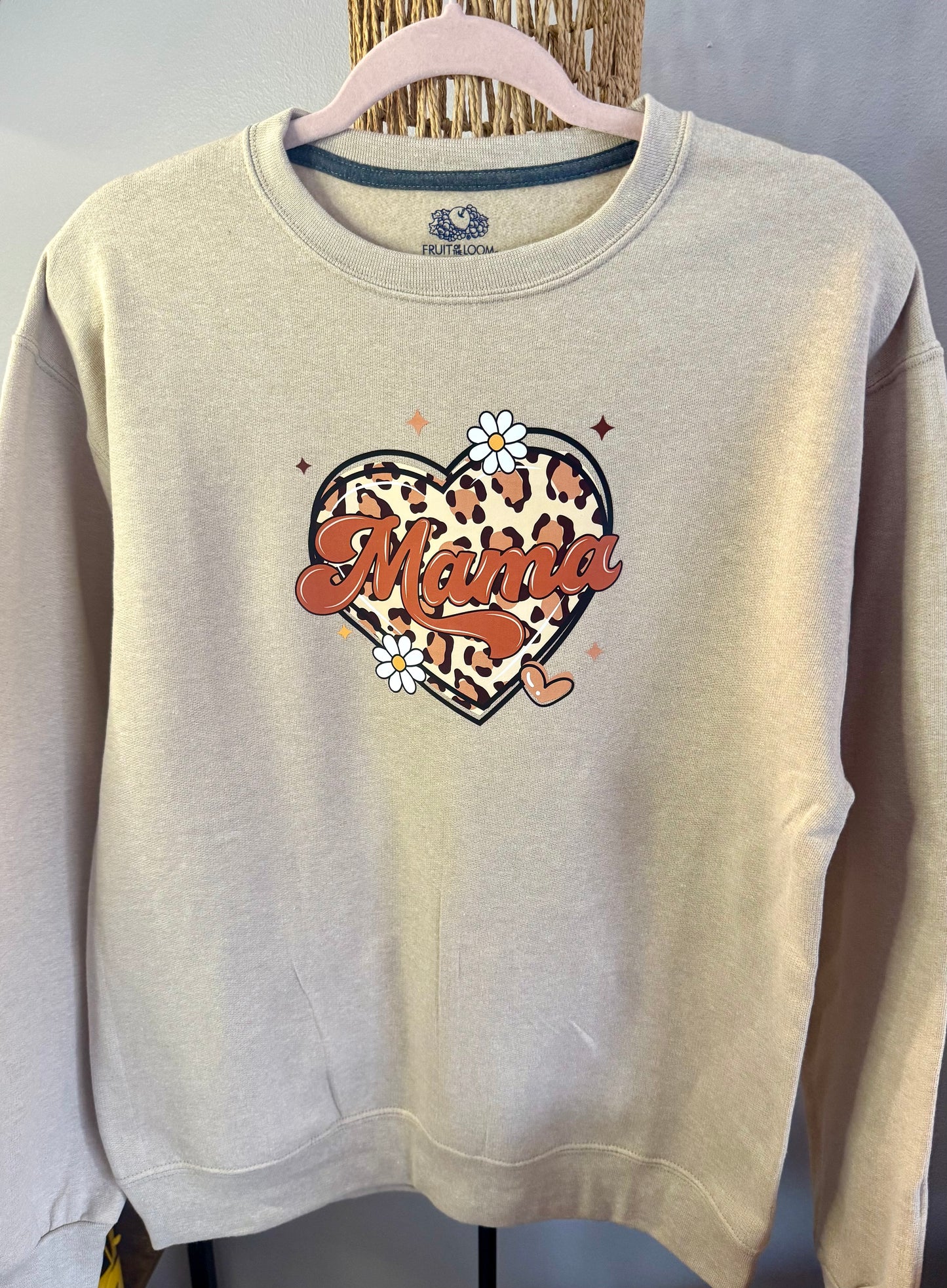 Cute Mama Design Crewneck Sweater