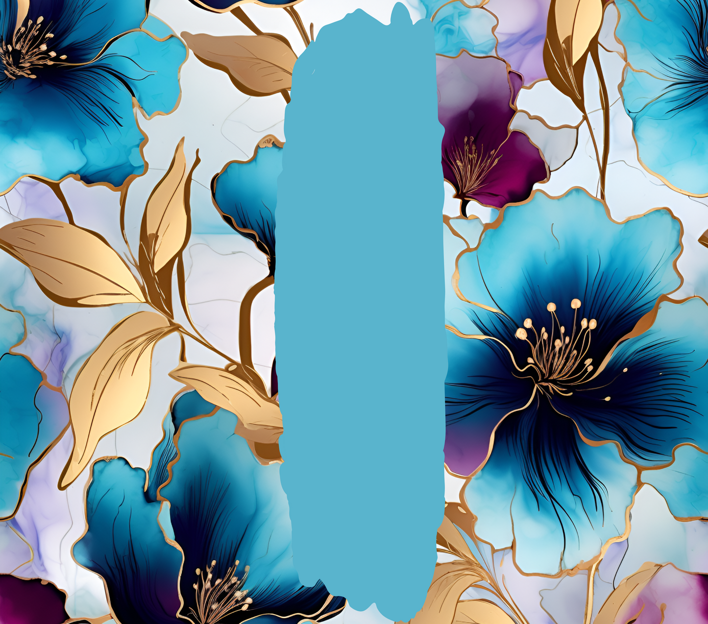 Custom Name Flower 20oz Stainless Steel Tumbler