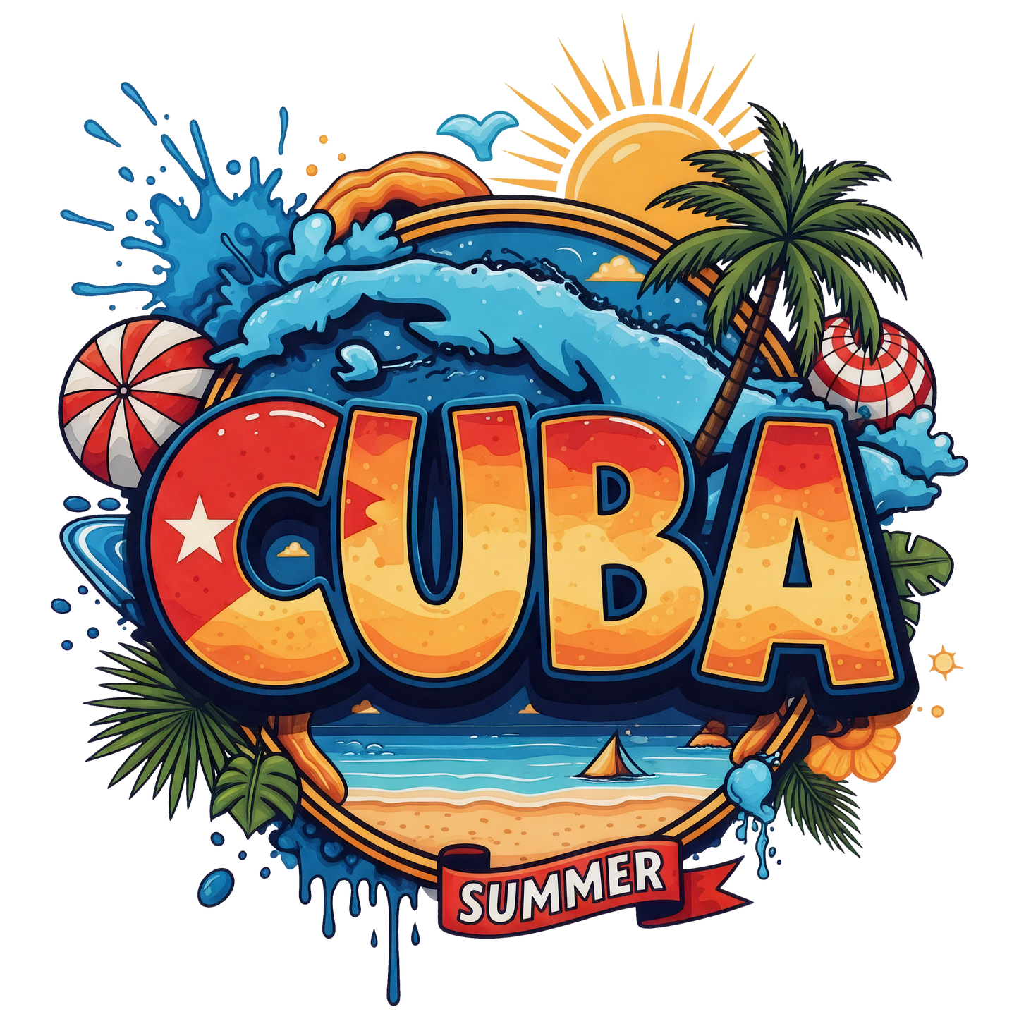 Cuban Sublimation Transfer