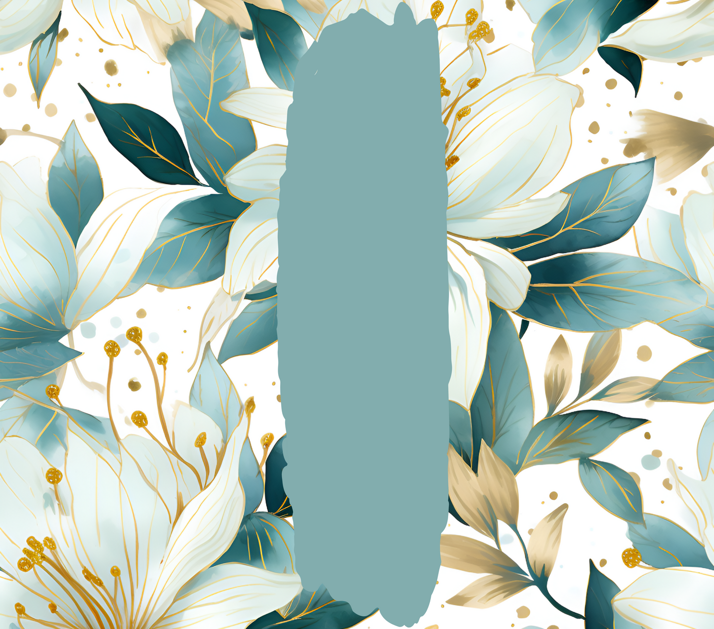 Custom Name Flower 20oz Stainless Steel Tumbler