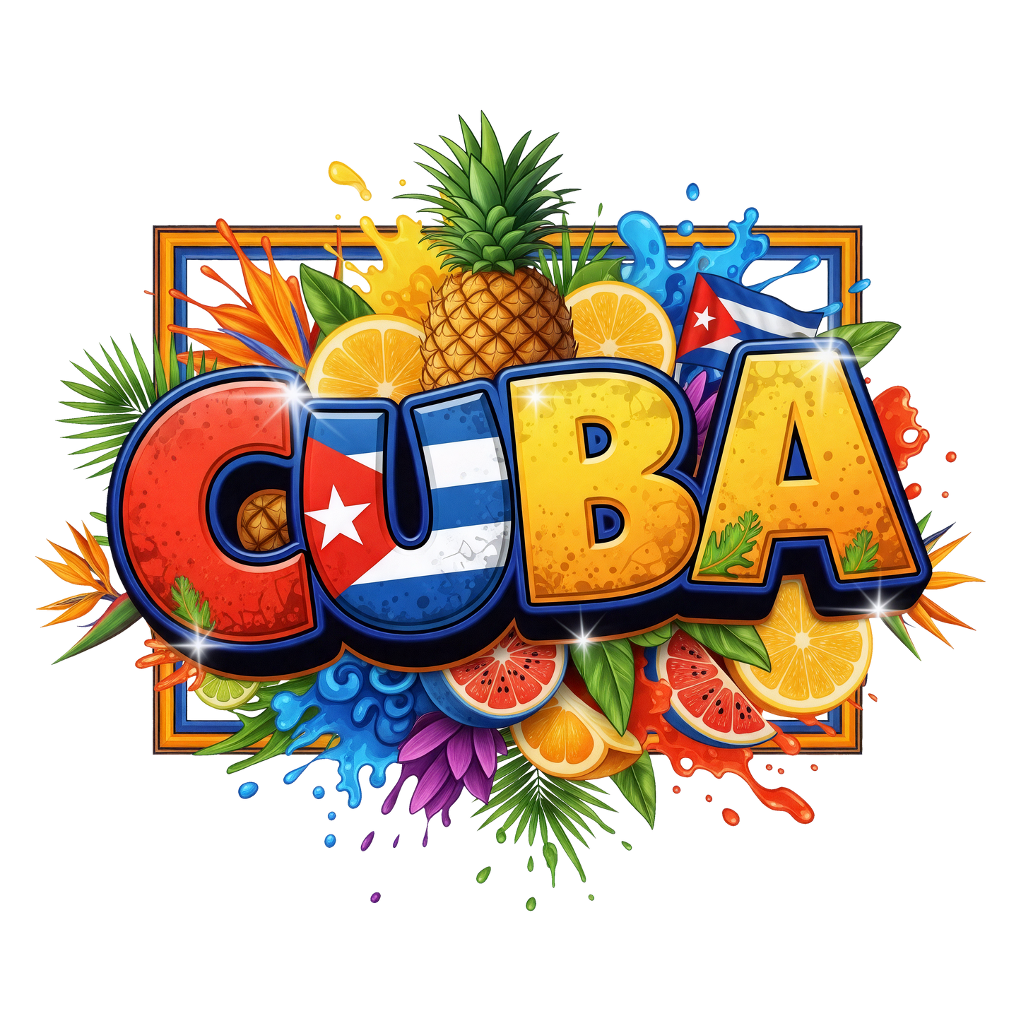 Cuban Sublimation Transfer