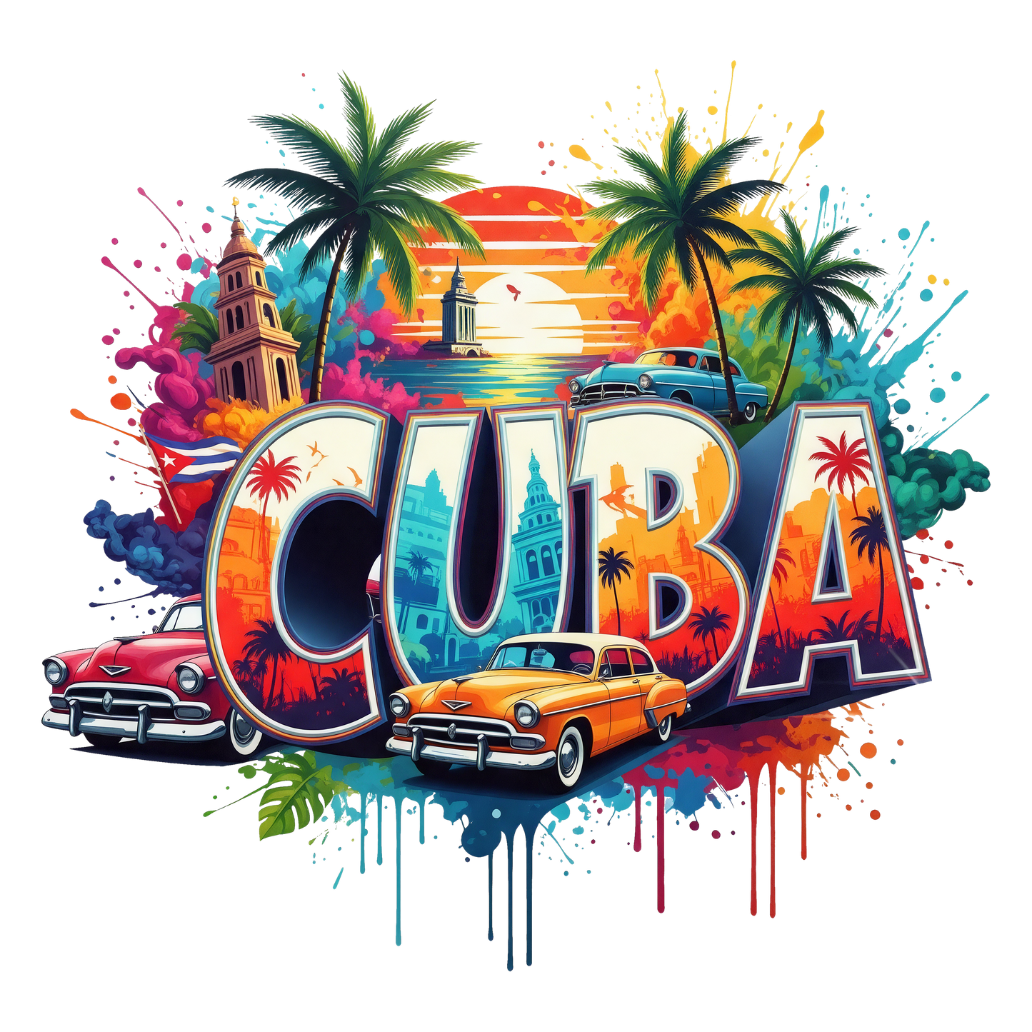 Cuban Sublimation Transfer