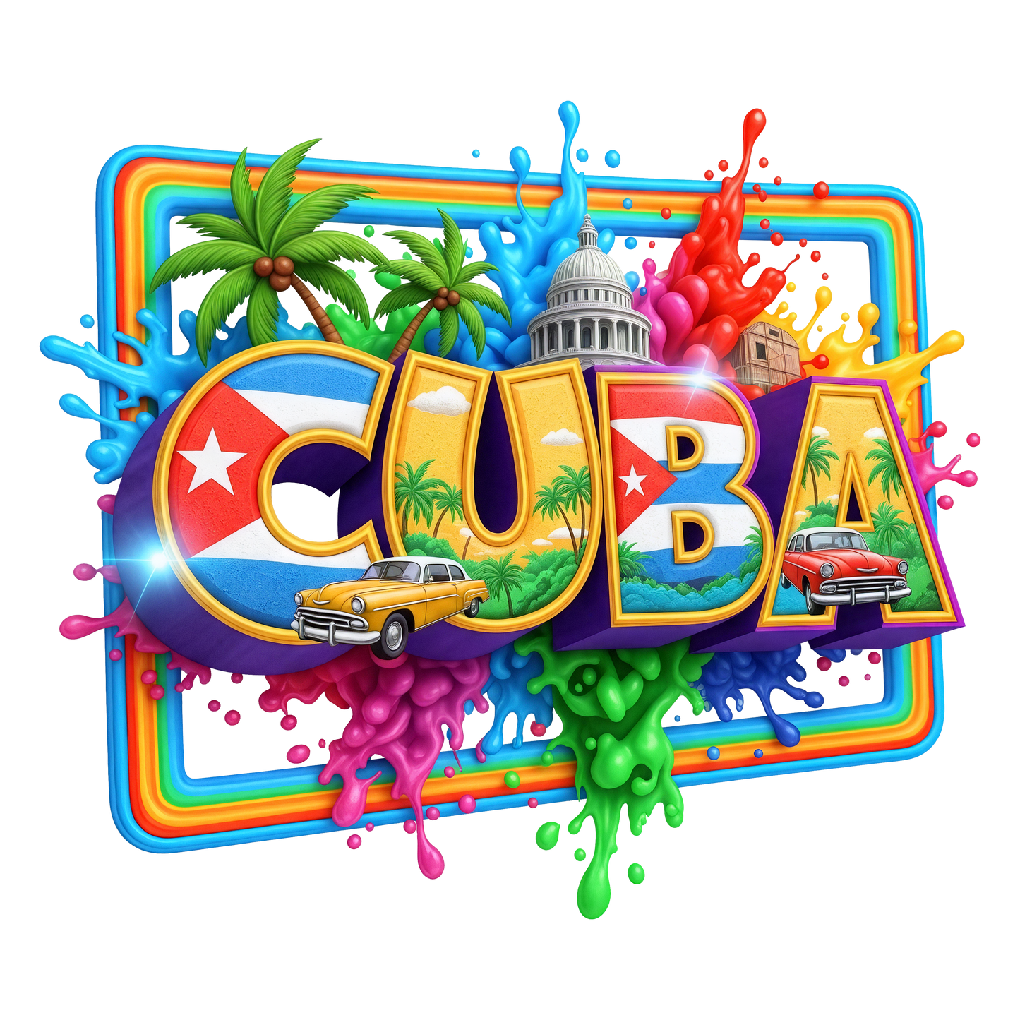 Cuban Sublimation Transfer