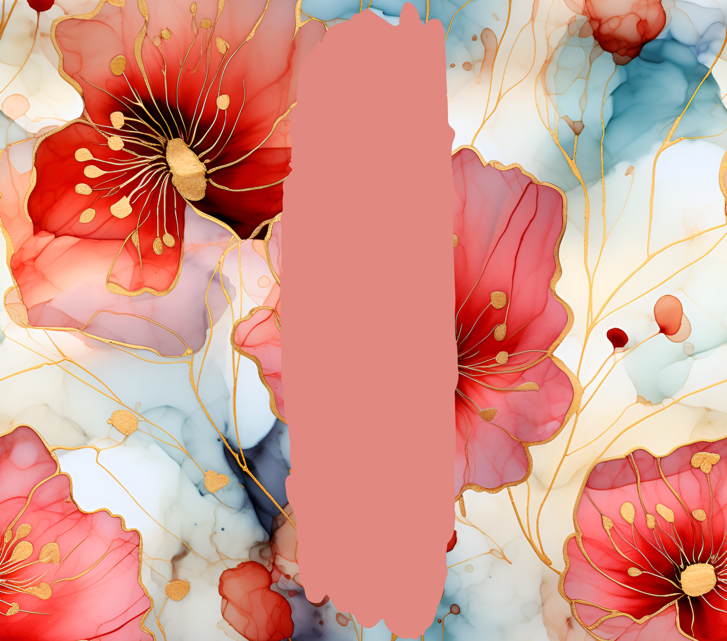 Custom Name Flower 20oz Stainless Steel Tumbler