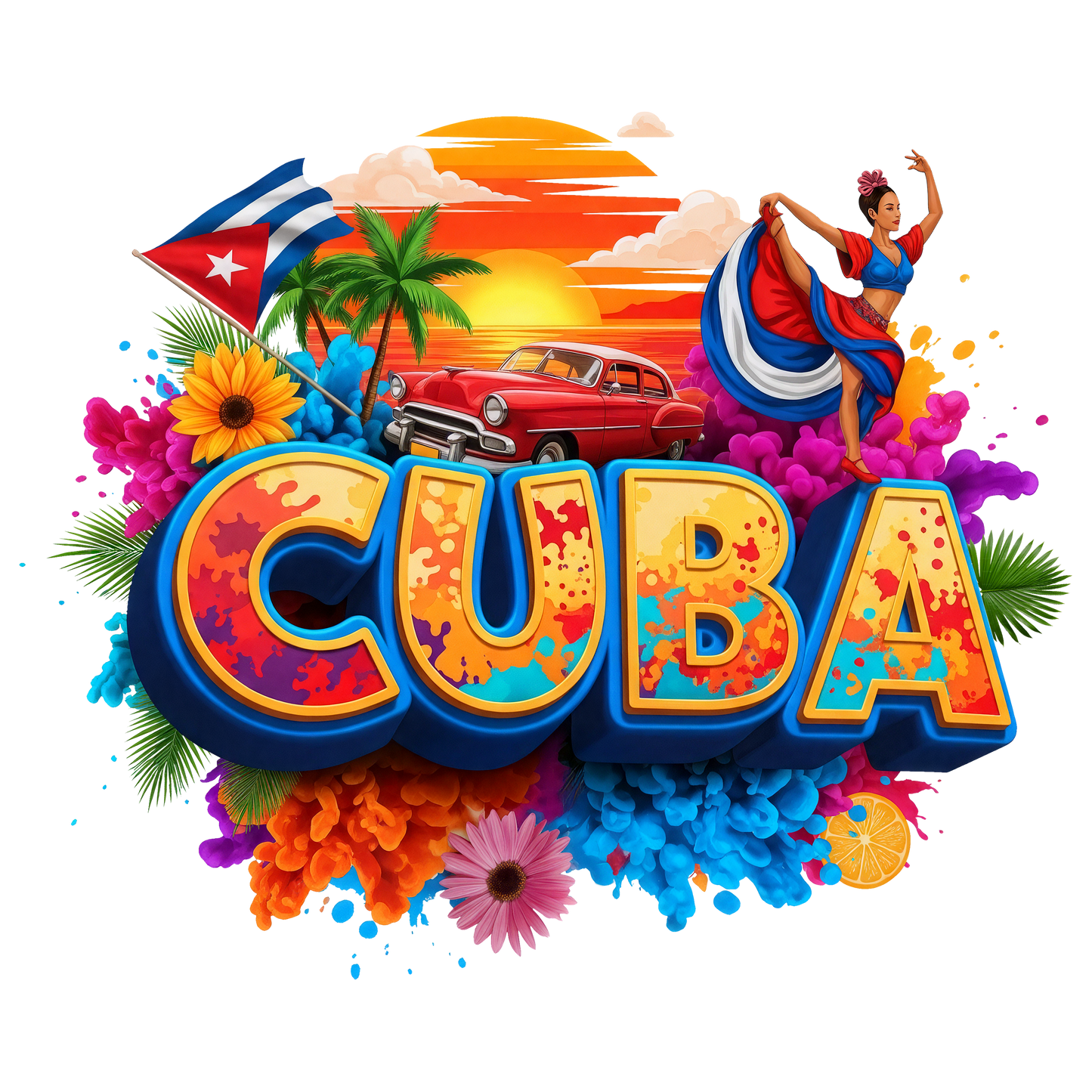 Cuban Sublimation Transfer